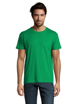 Tee-shirt Homme vert à Col Rond Conçu pour Durabilité et Confort