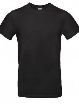 T-shirt noir Homme Col Rond - Renforcez votre Identité de Marque avec Style